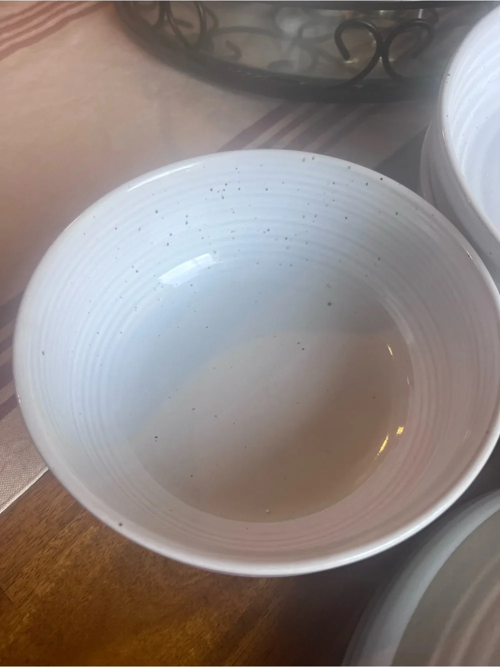 Better Homes & Gardens White Ceramic 3 Pasta Plates/1 Bowl